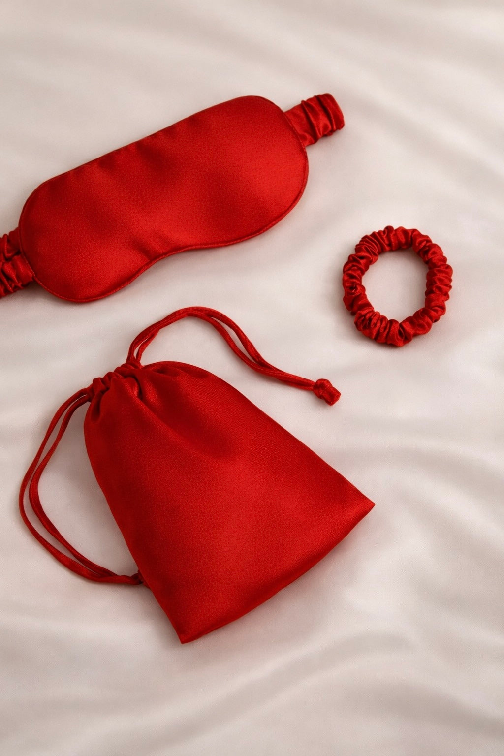 Tie-Front Silk Lounge Set